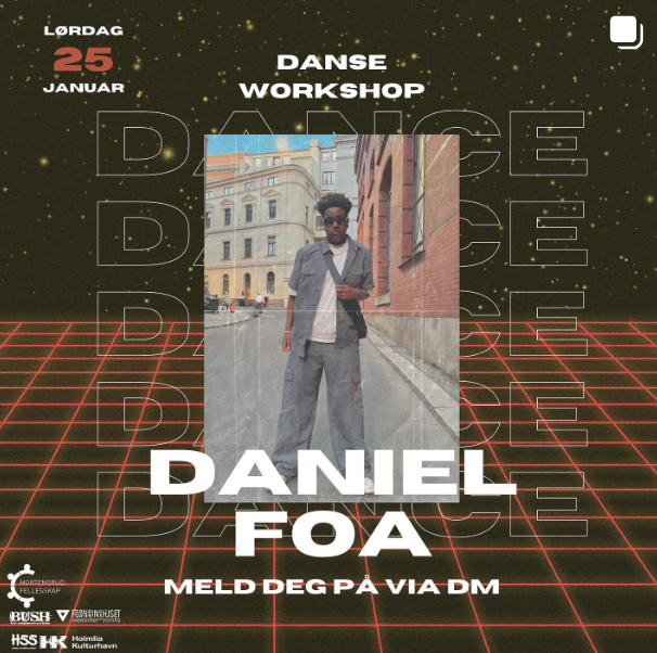 Artikkelbilde til artikkelen Danse-workshop med Daniel Foa på BUSH, 25. januar!